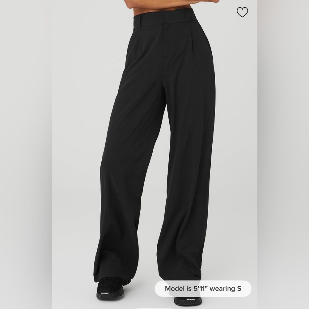 ALO Yoga Black Wide Leg Pants